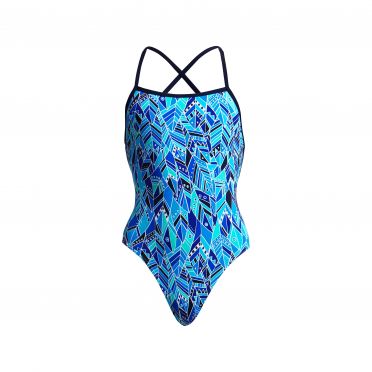 Funkita Blue bird Strapped In Badeanzug Damen