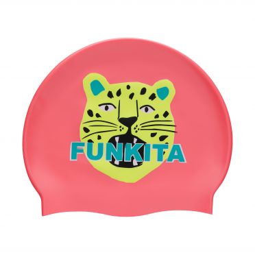 Funkita Feline Fiesta Silicone Badekappe Schwarz 