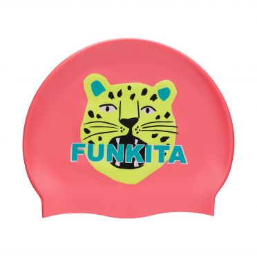 Funkita Feline Fiesta Silicone Badekappe Schwarz