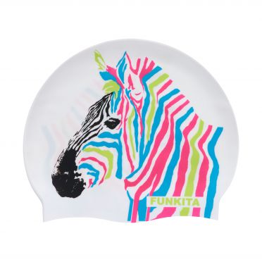 Funkita Feline Fiesta Silicone Badekappe Weiss