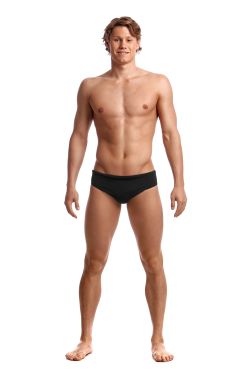 Funky Trunks Still black Classic brief Badehose Herren 