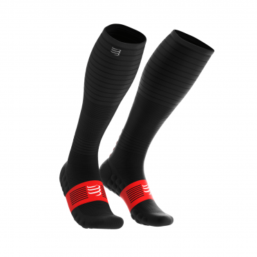 Compressport Full socks oxygen Kompressionsstrümpfe Schwarz 