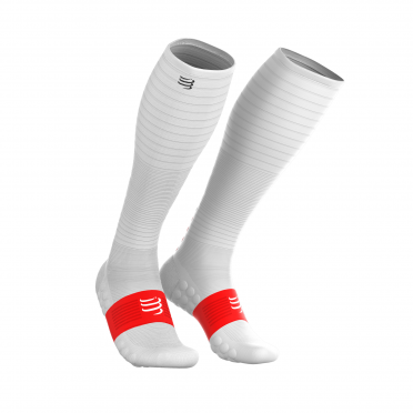 Compressport Full socks oxygen Kompressionsstrümpfe Weiß 