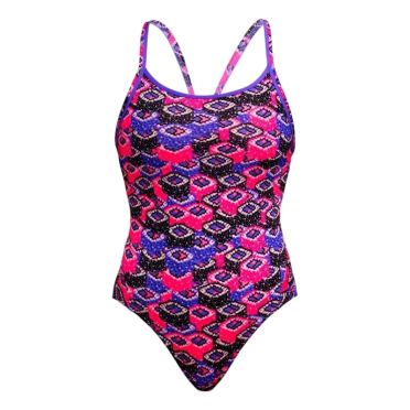 Funkita Mushi Sushi Diamant Rücken Badeanzug Damen 