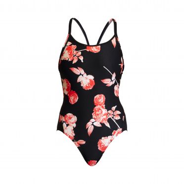 Funkita Rose Garden diamond back Badeanzug Damen