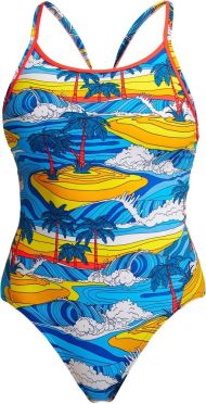 Funkita Beach Bum Eco diamond back Badeanzug Damen