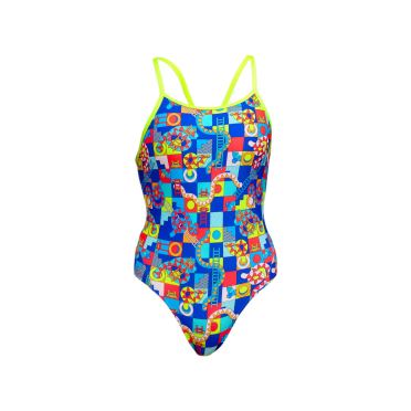 Funkita Bored Games Diamond Back Badeanzug Damen 
