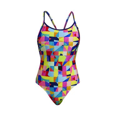 Funkita On The Grid diamond back Badeanzug Damen 