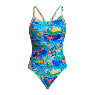 Funkita Duuude Diamant Rücken Badeanzug Damen