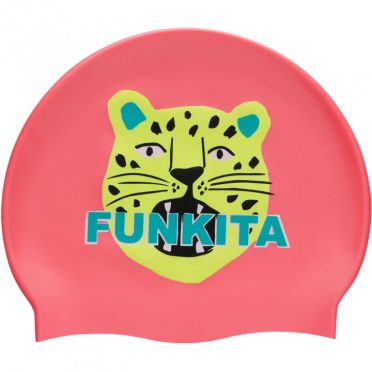 Funkita Feline Fiesta Silikon Badekappe rosa 