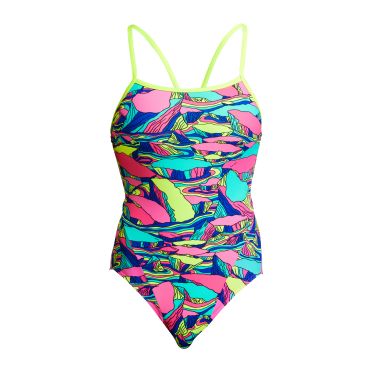 Funkita Bright Bergs Single Strap Badeanzug Damen