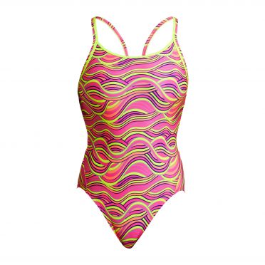 Funkita Swerve Up diamond back Badeanzug Damen