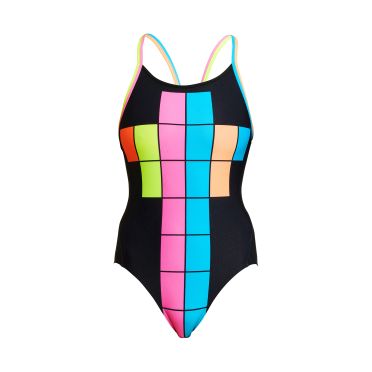 Funkita Building Blocks diamond back Badeanzug Damen