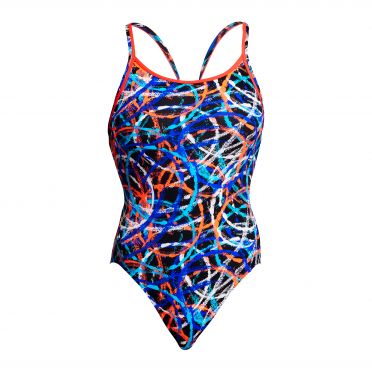 Funkita Spin Doctor diamond back Badeanzug Damen