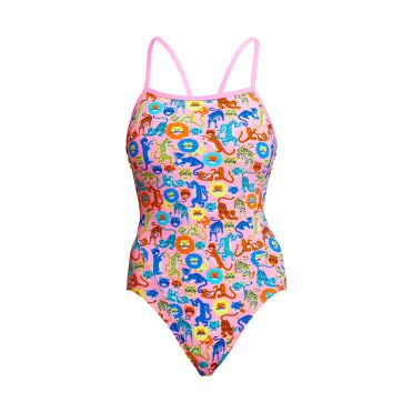 Funkita Feline Fiesta Single Strap Badeanzug Damen