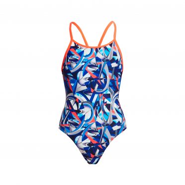 Funkita Futurismo Diamond Back Badeanzug Mädchen 