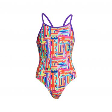 Funkita Top Spot Diamond Back Badeanzug Mädchen