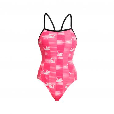 Funkita Swan Lake Single Strap Badeanzug Damen