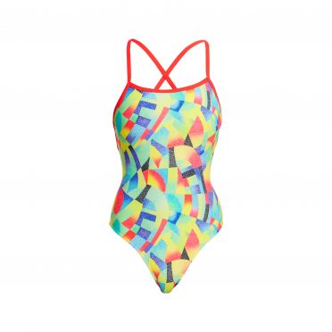 Funkita Point Break Strapped In Badeanzug Damen