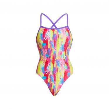 Funkita Splat Stat Strapped In Badeanzug Damen
