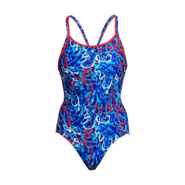 Funkita Mr Squigle diamond back Badeanzug Damen