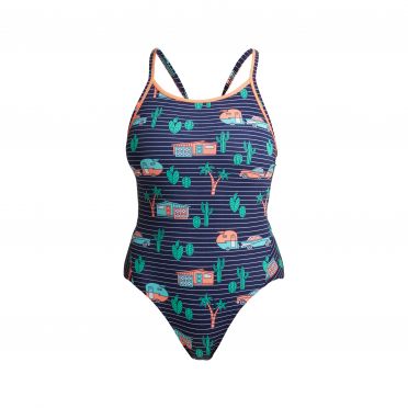 Funkita Trailer Trash Diamond Back Badeanzug Damen