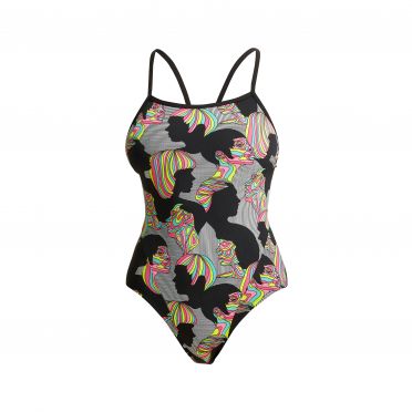 Funkita Face Off Single Strap Badeanzug Damen