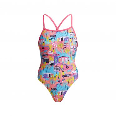 Funkita Just Desserts Tie Me Tight Badeanzug Damen
