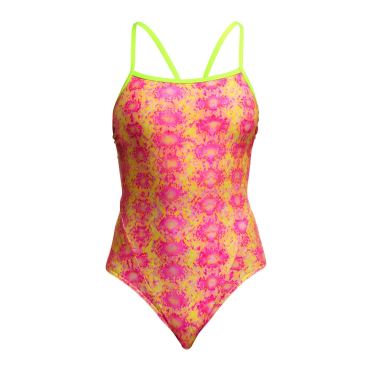 Funkita Single Strap Badeanzug Rosa Damen 