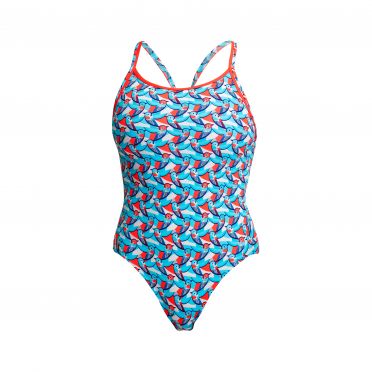 Funkita Swallowed Up Diamond Back Badeanzug Damen