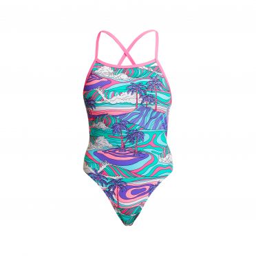 Funkita Palm Cove eco Tie Me Tight Badeanzug Damen