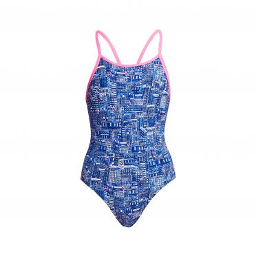 Funkita Sky City Diamond Back Badeanzug Mädchen