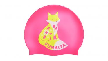 Funkita Bird and Bees Silicone Badekappe Rosa