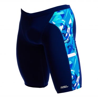 Funky Trunks Bashed Blue Training Jammer Badehose Herren