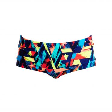 Funky Trunks Blocked Bars Classic Trunk Badehose Herren