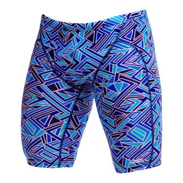 Funky Trunks Blue Bits Training Jammer Herren 