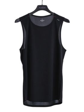 Fusion run singlet schwarz herren 
