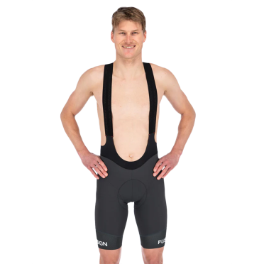 Fusion C3 Bib Shorts Grau Herren 