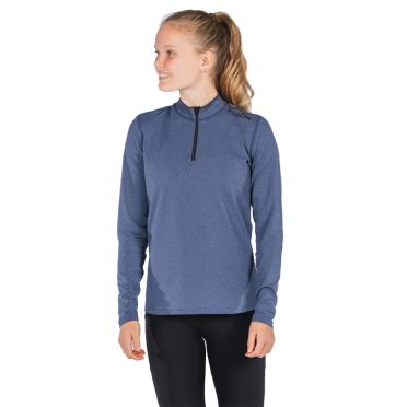 Fusion C3 Zip Neck Blau damen 