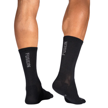 Fusion Cycling Socks Merino Schwarz Unisex 