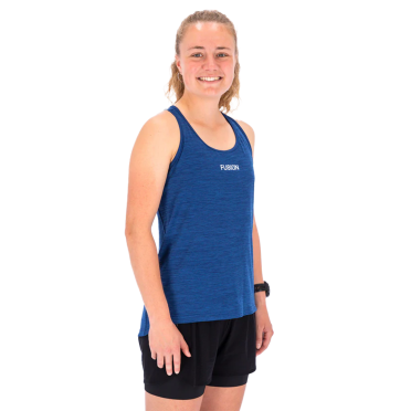 Fusion Training Top Blau damen 