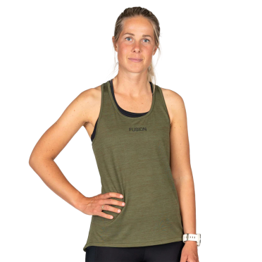 Fusion Training Top Grun damen 