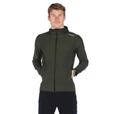 Fusion Recharge Hoodie Dunkelgrun Herren 