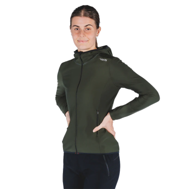 Fusion Recharge Hoodie Dunkelgrun damen 