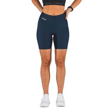 Fusion Short Gym Tights Blau damen 