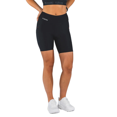 Fusion Short Gym Tights Schwarz damen 