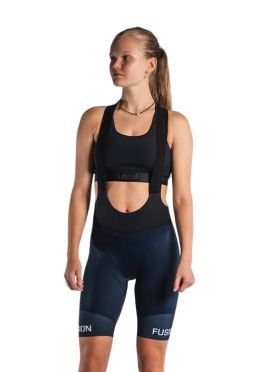 Fusion C3 Bib Shorts Dunkelblau Damen