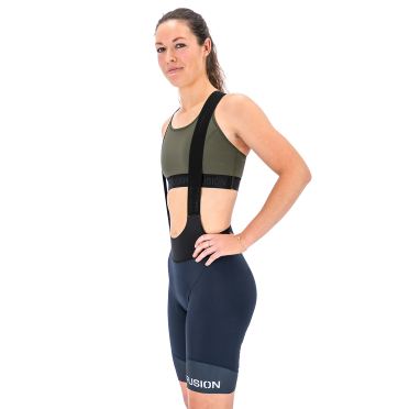 Fusion C3 Bib Shorts Dunkelblau Damen 