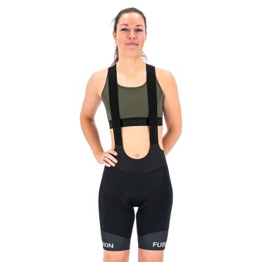 Fusion C3 Bib Shorts Schwarz Damen 