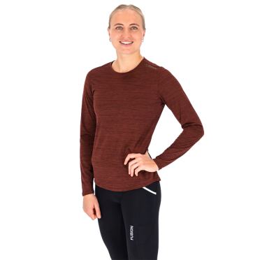 Fusion C3 LS Shirt Rot damen